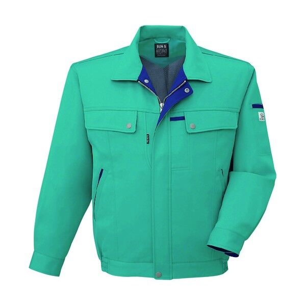 冬 長袖ブルゾン ナイルグリーン色 Mサイズ WA20151-37-M 1点