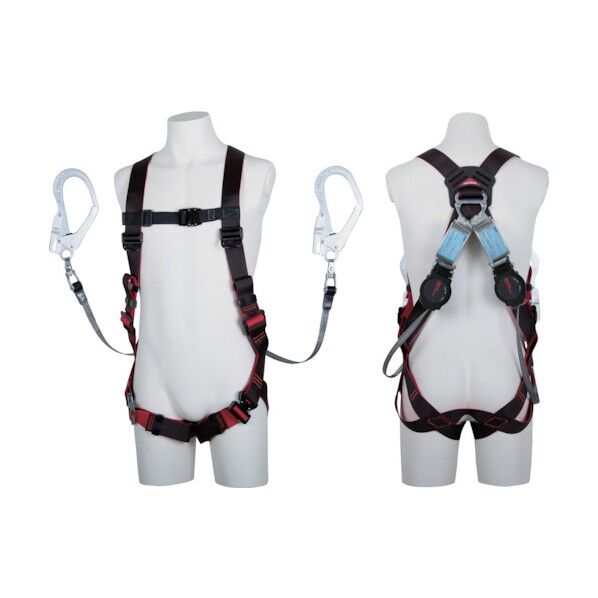 レヴォハーネス (ワン・ハンド巻取式ランヤード2本タイプ) ランヤード2本付