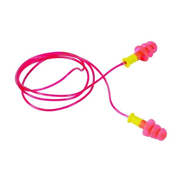 耳栓コード付3段フランジタイプ25dB TEF-25H 1点