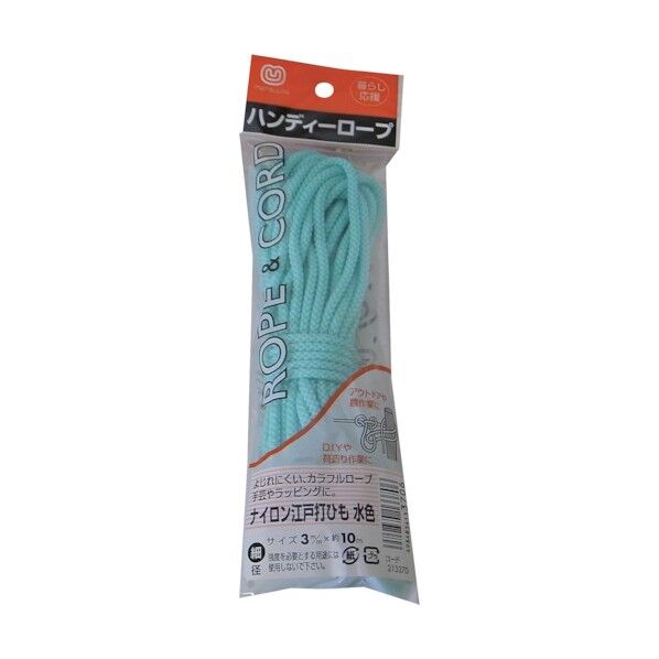 ナイロン江戸打ひも 水色 3mm×10m 1本