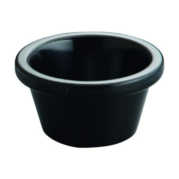 テーブルクラフト メラミン アペタイザーコーン用ラメキン RAM2BK 2オンス ブラック PLM3902 1個