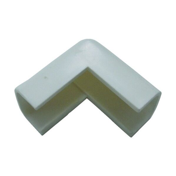 壁用モール外曲F-26SMホワイト F-26SM-WH 1