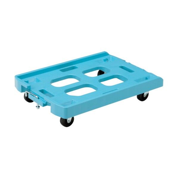 折りたたみコンテナー用台車 サンキャリー6645 ブルー