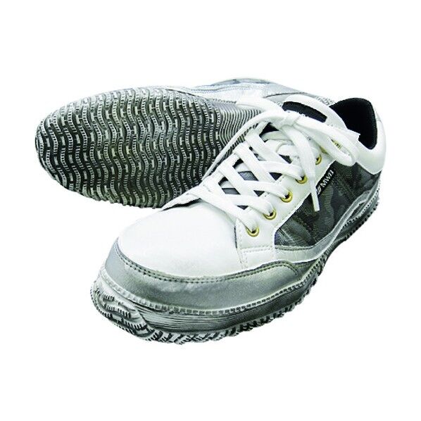 MWB G52先芯入スニーカー ホワイト 25.5cm 159138 1点