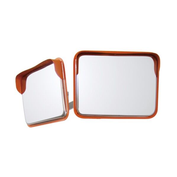 カーブミラーW 角型ポールなし ステンレス製