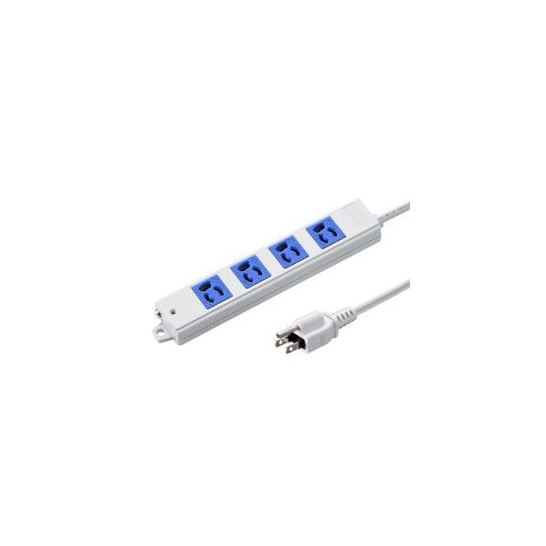 工事物件電源管理タップ 抜け止めコンセント