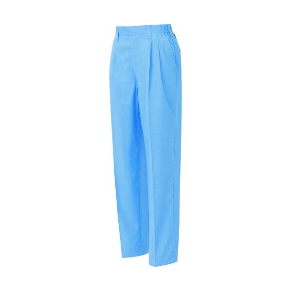 レディースシャーリングパンツ(2タック)AZ5363-007サックスS 007サックス S 5363 1