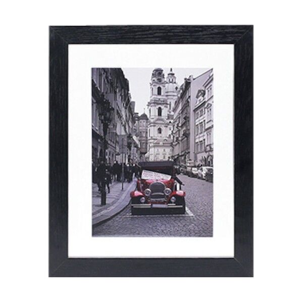 1250243 木製額縁 レクエル 2L ブラック MRE-2L-BK 1点