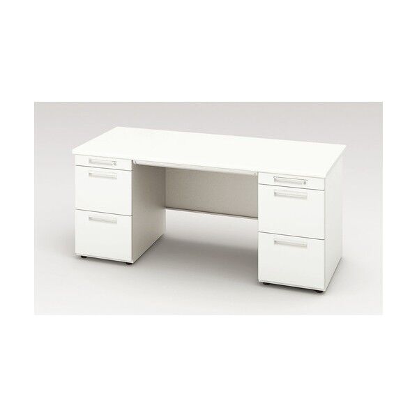 両袖デスク XED167CC-WH 1点