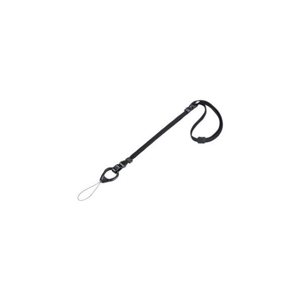 サンワサプライ フィンガー&ネックストラップ ブラック DG-ST38BK 1点...