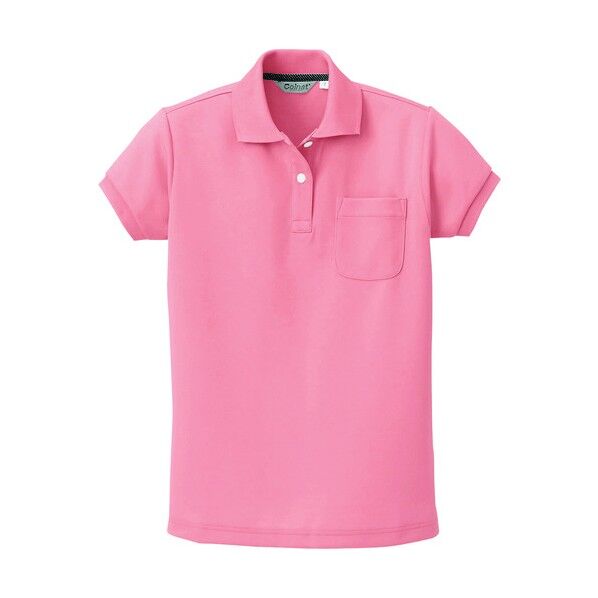 レディース半袖ポロシャツ 025ピンク 9 CL2000 1