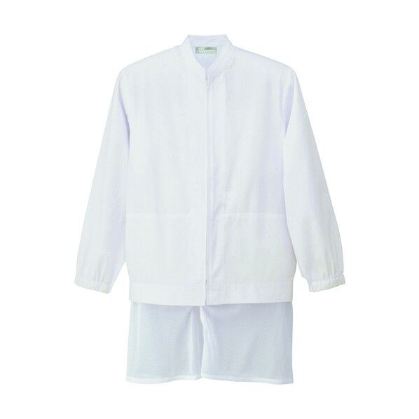 長袖ブルゾン(男女兼用) 001ホワイト 5L HH4343 1