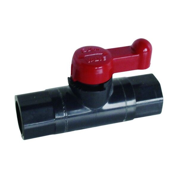 ミニボール 本体材質PVC シール材質FKM めねじ3/8 めねじ3/8 6A MV6FFV 1点