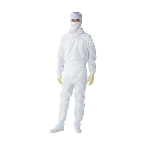 クリーンスーツ FP1201 ホワイト M FP1201-01-M 1点
