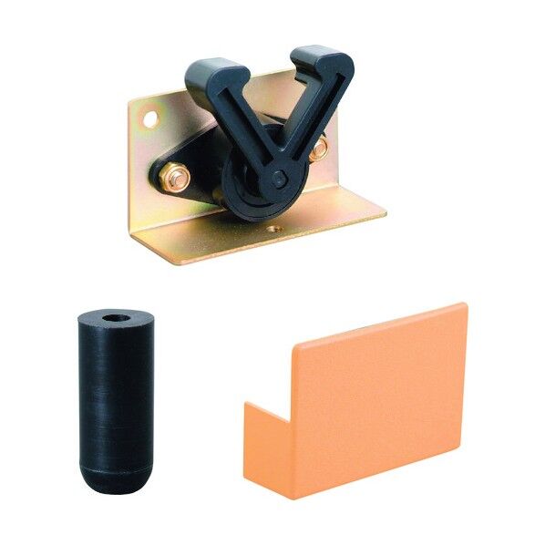 ハウスクローザー 家庭用引戸クローザー 外付けタイプ 戸先側ブレーキ キャメル色 HCRTBC 1セット