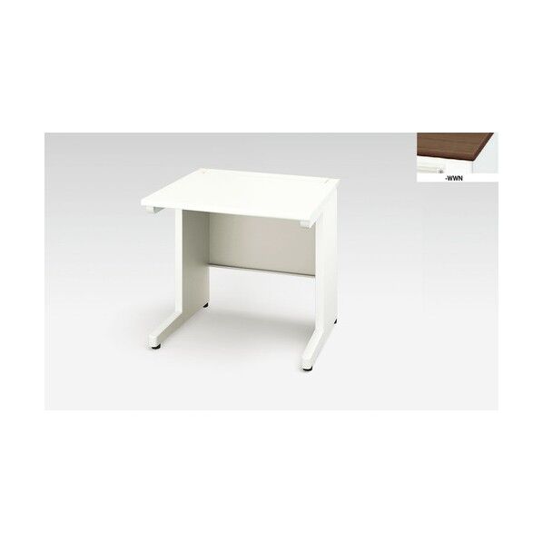 平デスク (引出し無し) XEHH087FDN-WWN 1点