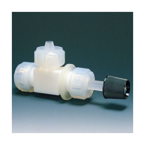 フロンケミカル フッ素樹脂（ＰＴＦＥ）高圧ニードルバルブＬ型８φ NR0019-002 1