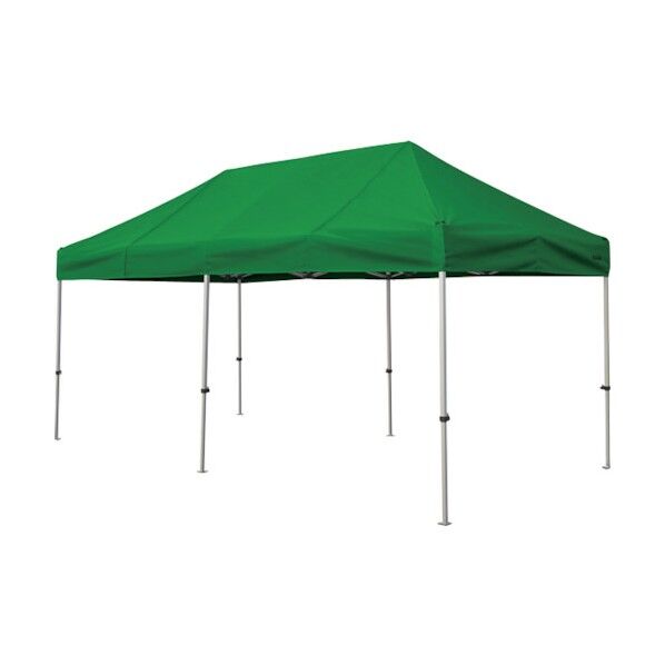 かんたんてんと 2.4m×4.8mオールアルミフレーム 緑 KA/5WA-G 1点