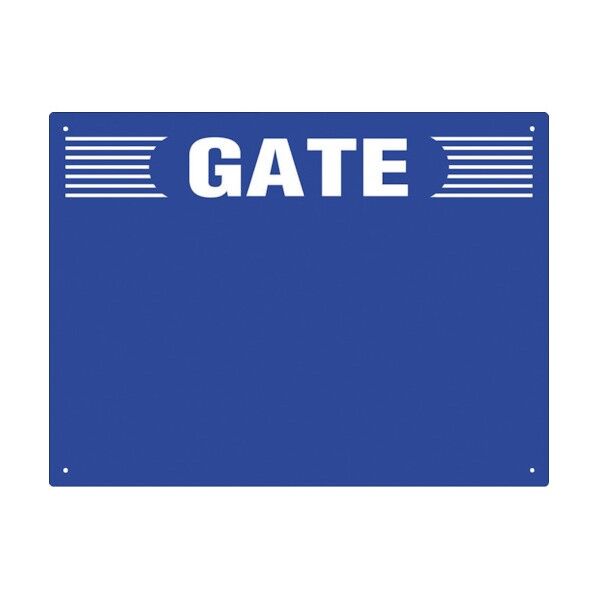 ユニット ゲート表示板 GATE 数字なし ヨコ 305-304 1点