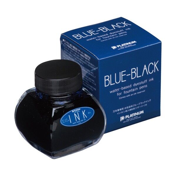 万年筆用 水性染料 インク ブルーブラック W57×D57×H63mm 60ml INK-1200.NO3 1個