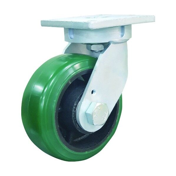 鍛造型 重荷重用 耐熱ウレタン車 自在 152mm TP7360-01-PCI 1個