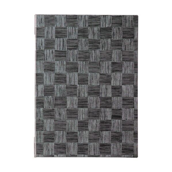 チェック柄メニューブック MB-301(大)茶 PEI4701 1個