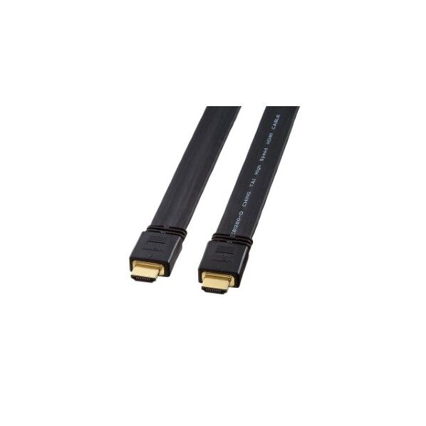 サンワサプライ フラットHDMIケーブル KM-HD20-100FK 1点