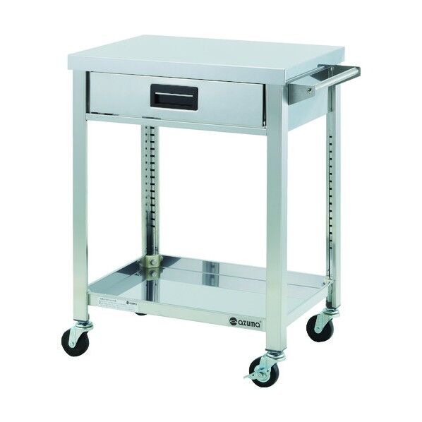 ステンレス製ツールワゴン WGシリーズ 2段 引出し付