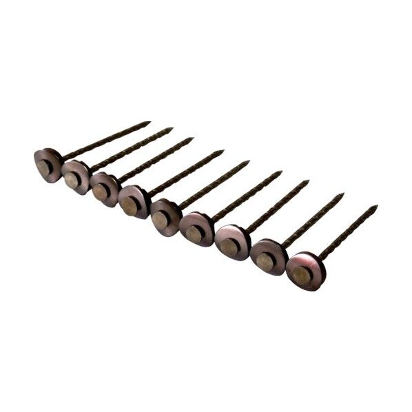 ステンレス連結傘釘パワースクリューブロンズ１２ｘ９０９本×１０連入 10176014 90本