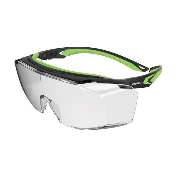 トラスコ(TRUSCO) まとめ買い 一眼型オーバーセーフティグラス(ひさし付きタイプ) SS2027X10P 10個