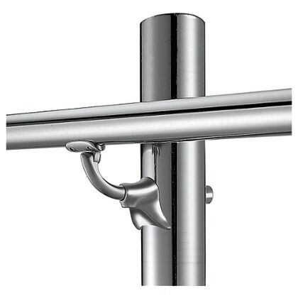 V400 自在L型 Pブラケット 半受タイプ(鏡面)