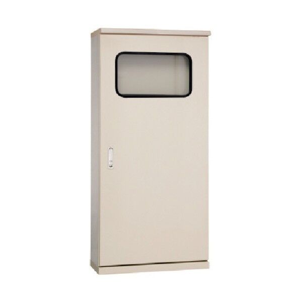 窓付屋外自立盤用キャビネット