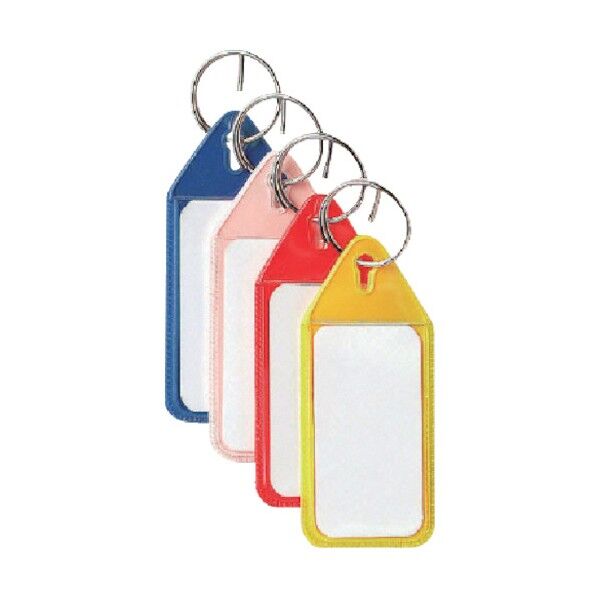 Ｐカラーネームタッグ小４個１組プラスチック７０×３０ 877-87 1