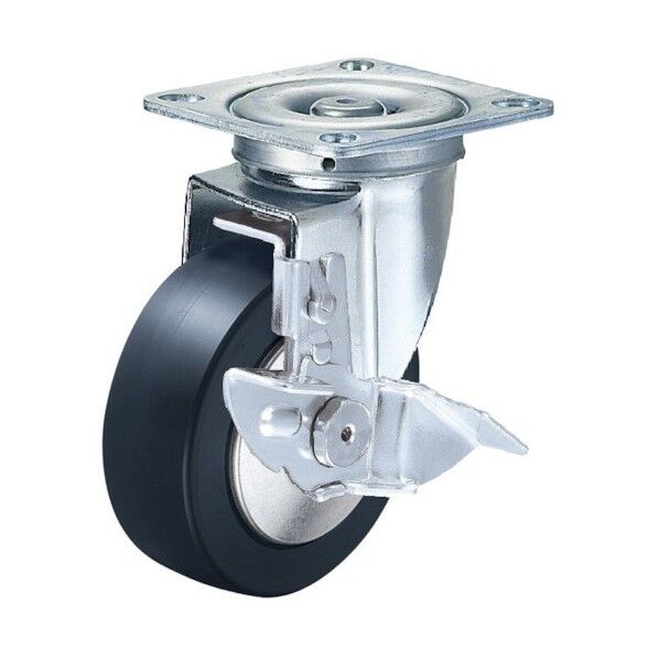 Sシリーズ自在SP付MCナイロンB車100mm 平戸車 413SMCB100 1個