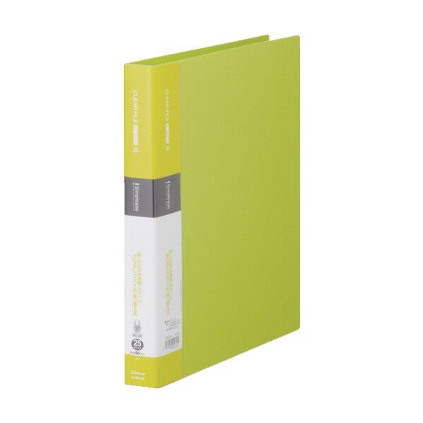 キングジム シンプリ-ズクリア-F差替式25P黄緑 138SPWYELLOWGREEN 1個