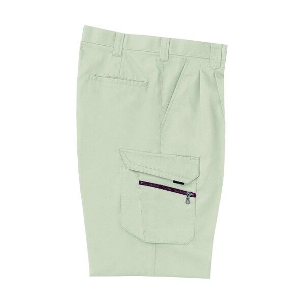 夏 ツータックカーゴパンツ ナノカーキ色 85サイズ WA10495-1-85 1点