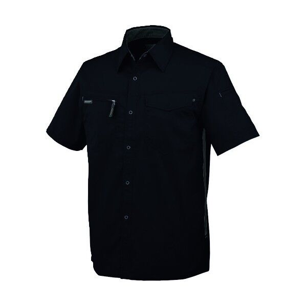 半袖シャツA-1127 13ブラックSL A-1127-13-L 1点