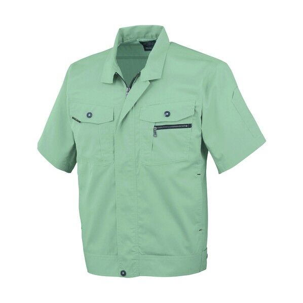 立体カット半袖ブルゾン 9グリーン 3L AS-930-9-3L 1点