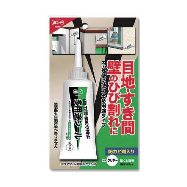 ボンド 多用途シール 防カビ剤入り クリヤー 65ml #04786 1本