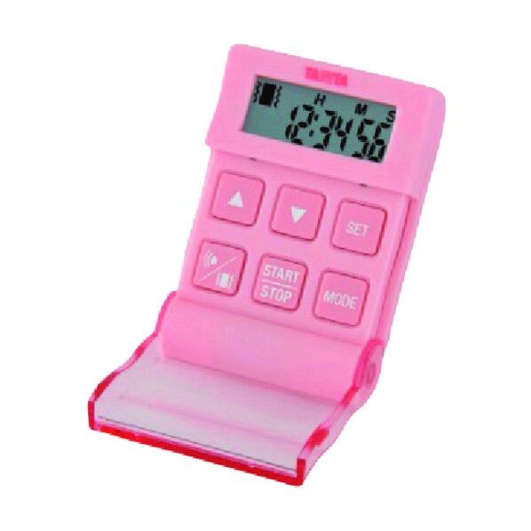 タイマー24時間計クイック TD-370N-PK 桃 525-55-43-77 1点