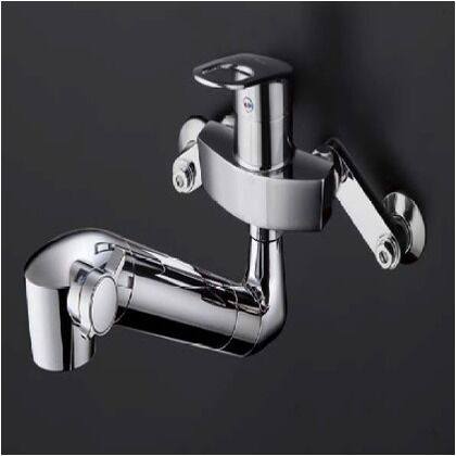 壁付シングル混合水栓(エコシングル、浄水カートリッジ内蔵、吐水切替) TKGG37E 1