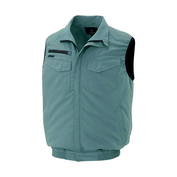 空調服用ベスト(空調服TM) ターコイズ 6L AZ2997-027-6L 1点