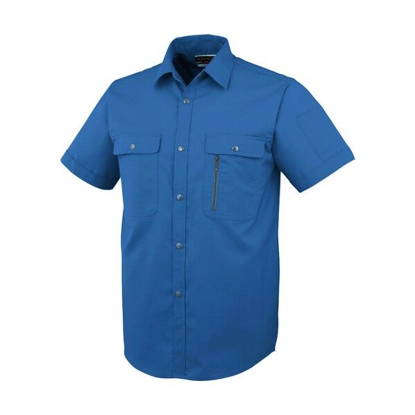 半袖シャツH-197 6ブルー M H-197-6-M 1点