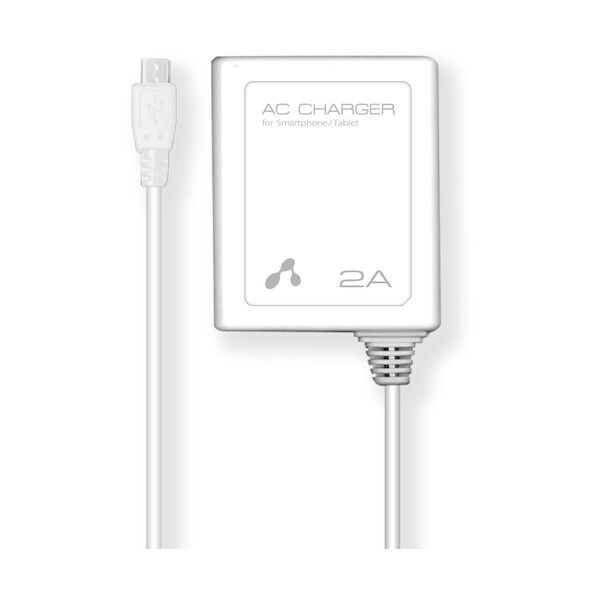 新PSE対策 AC充電器forタブレット&スマホ 2.5mケーブルWH AKJ-PD725 WH 1点