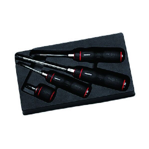 樹脂柄ドライバー貫通タイプ セット