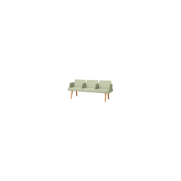 プラス 40324)LS-5000 3人掛け 全肘付 LS-5334AN LG 1点