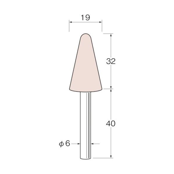 軸付砥石 G6623 5本