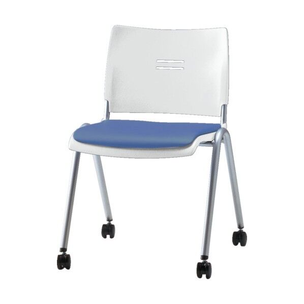 会議用チェアー 布張り E213FCN-LBL 1点