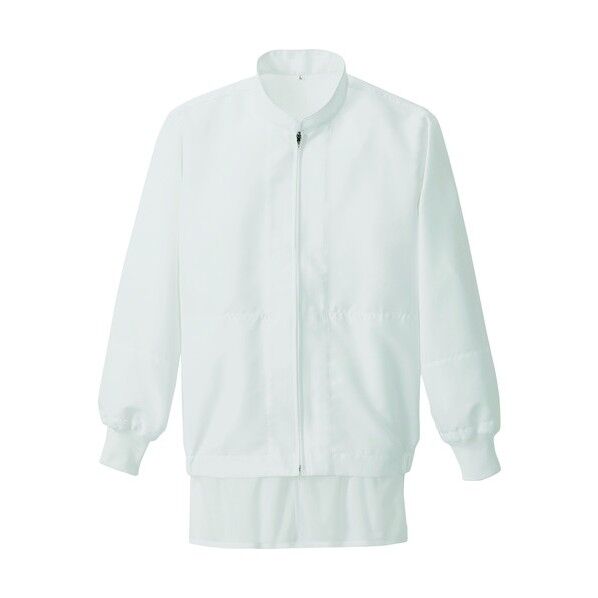 長袖ブルゾン(男女兼用) 001ホワイト L 861026 1