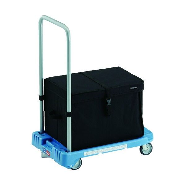 樹脂台車 こまわり君 省音G車輪 600X390 ブルー 樹脂ストッパー付 THブレーキ付 MP-6039N2-B-JS-THB 1点